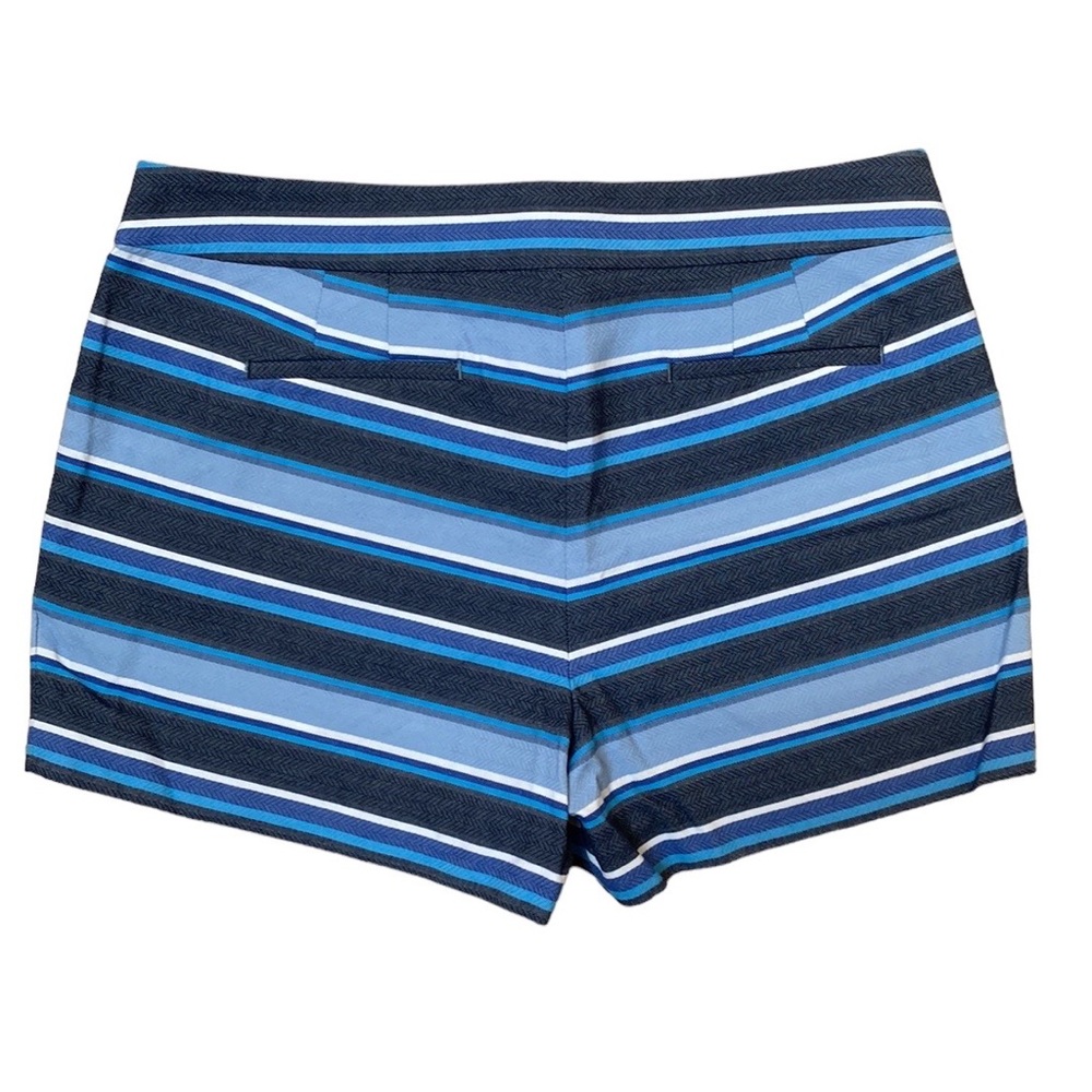 J. Crew Factory 3” Striped Textured Shorts Size 8 - Picture 3 of 8
